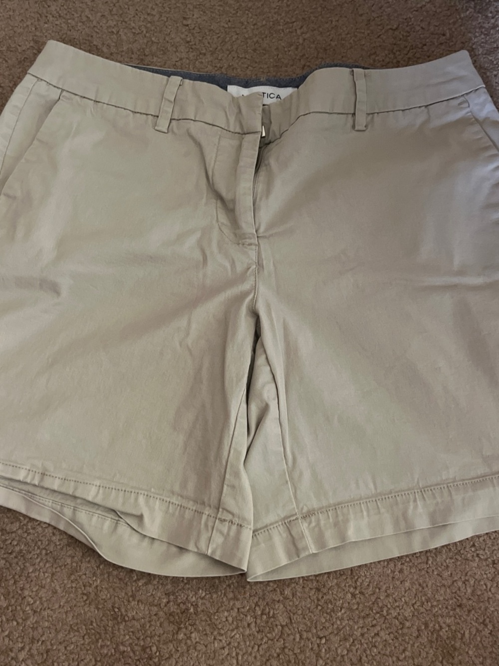 Nautica Women's Light Khaki Bermuda Shorts